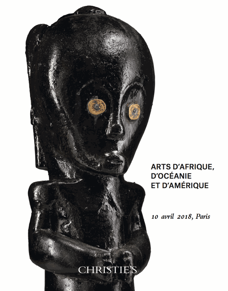 Catalogue online: “African and Oceanic Art”, Christie’s, Paris, 10 April 2018