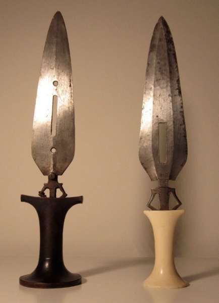 Image: BC. Left dagger courtesy of the Grace Collection of African Art.