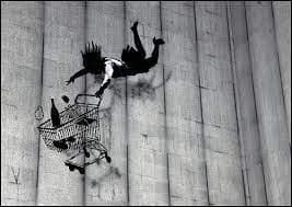 Banksy Shop till you drop Mural