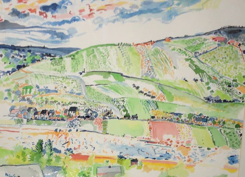 OBERBILLEG, 1982, watercolour, 29.5 x 40cm, £750