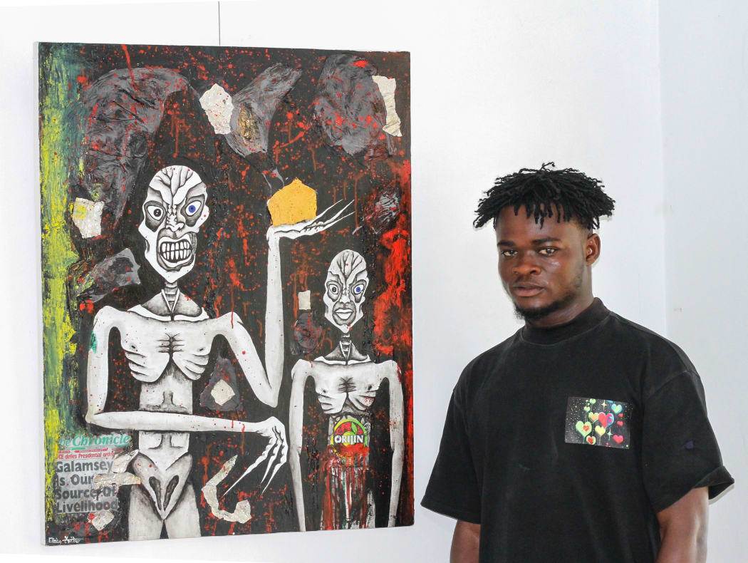 Elisha Arthur | Berj Art Gallery | Ghanaian Artist | Galamsey