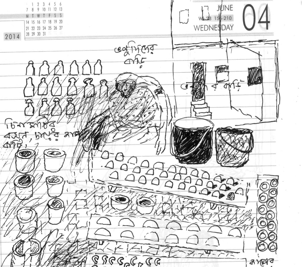 Diary of an artist: Pages from Dilip Mitra’s Belghoria childhood