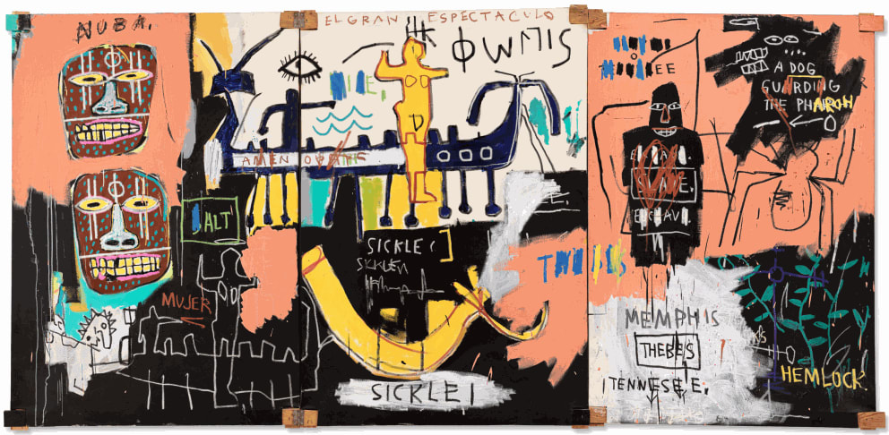 BATTLE OF THE BASQUIATS: TWO PAINTINGS HEAD TO AUCTION AT CHRISTIE’S & SOTHEBY’S THIS MONTH