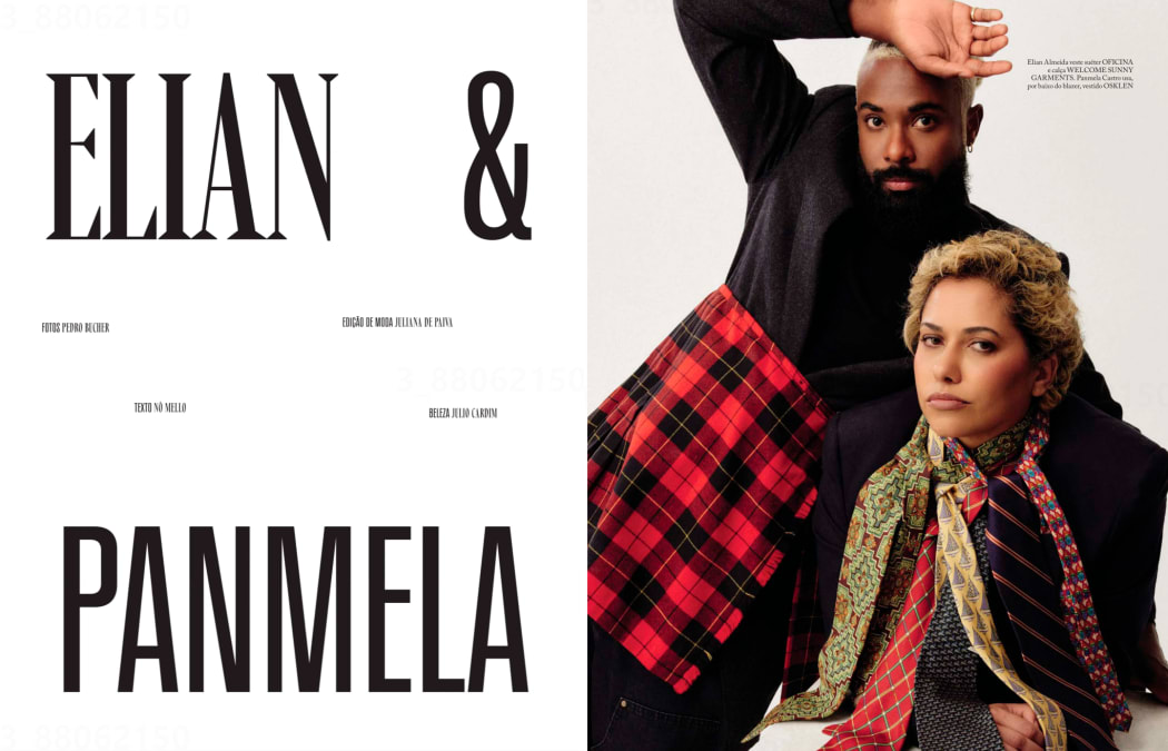 Vogue 50: Elian Almeida e Panmela Castro