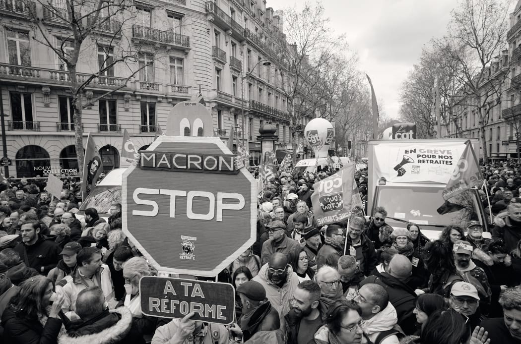 Manifestation contre la réforme des retraites, le 7 mars 2023 à Paris