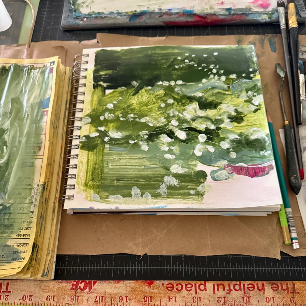 Jennifer Davey, sketchbooks from a drop in drawing session at the B.A.R.N, 2025