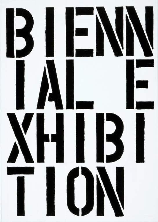 Archival material associated with the 1989 Whitney Biennial Cover. (c) Christopher Wool