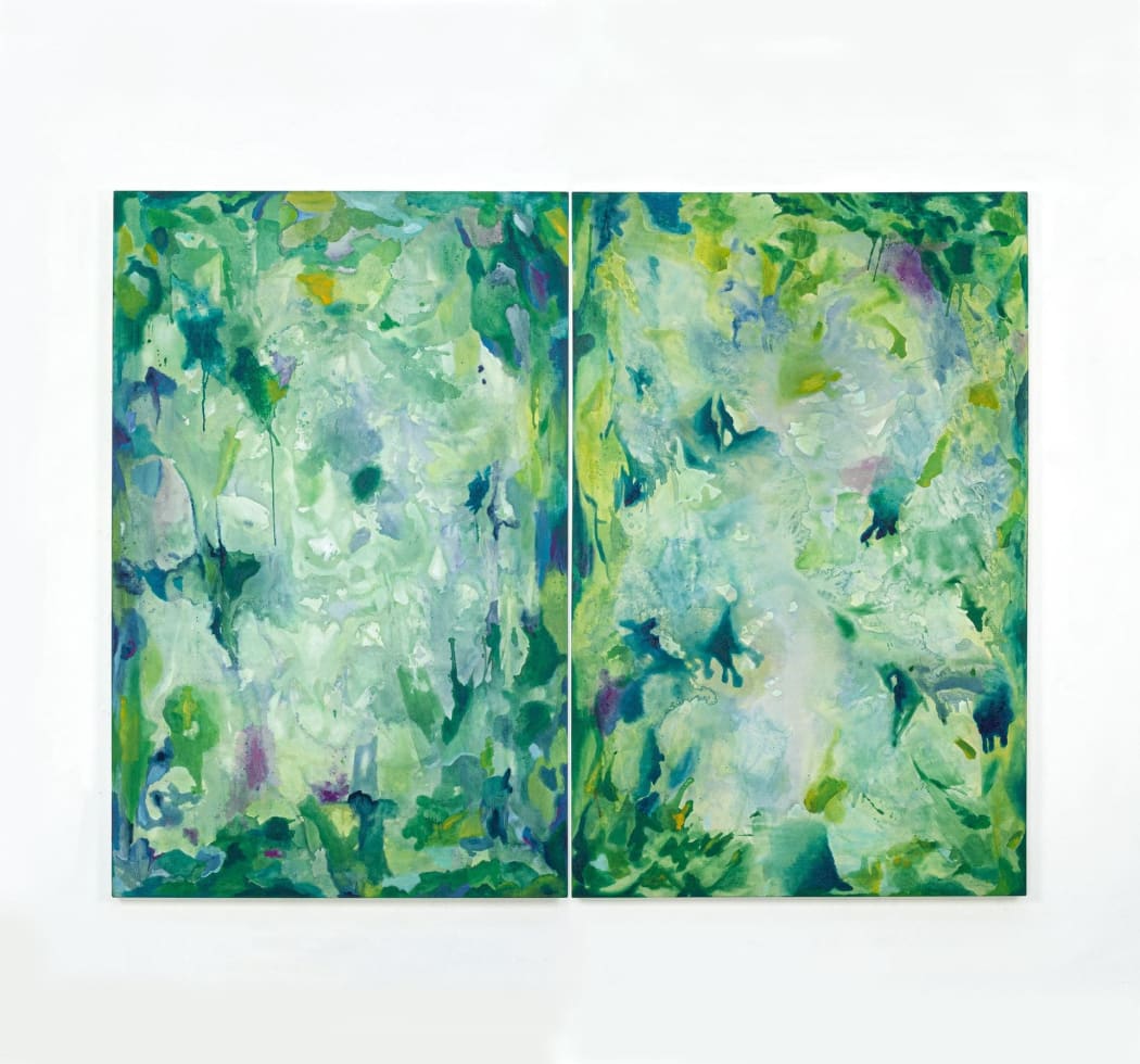Elina Yumasheva, Living Forms Diptych, 2024