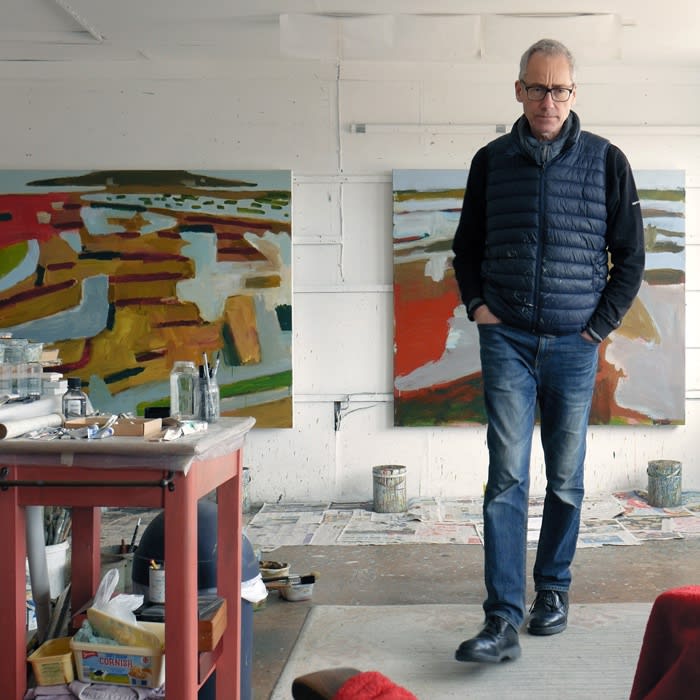 Simon Carter in his studio