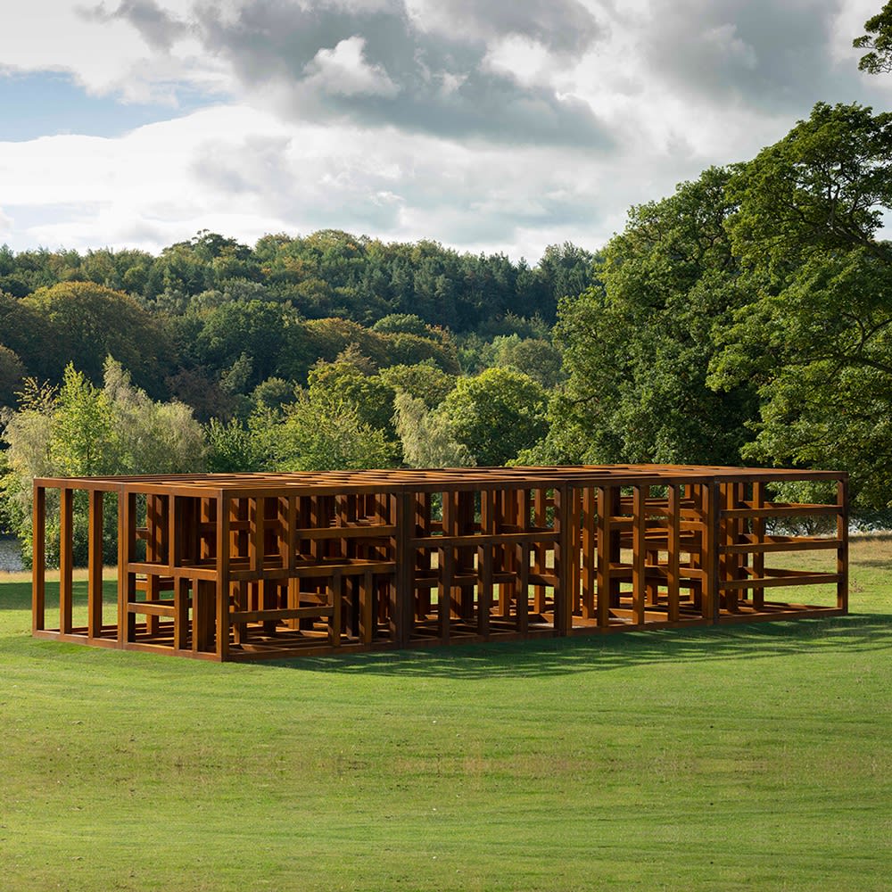 Crate of Air, 2018. ©Sean-Scully. Courtesy the artist and YSP (Yorkshire Sculpture Park). Photo © Jonty-Wilde