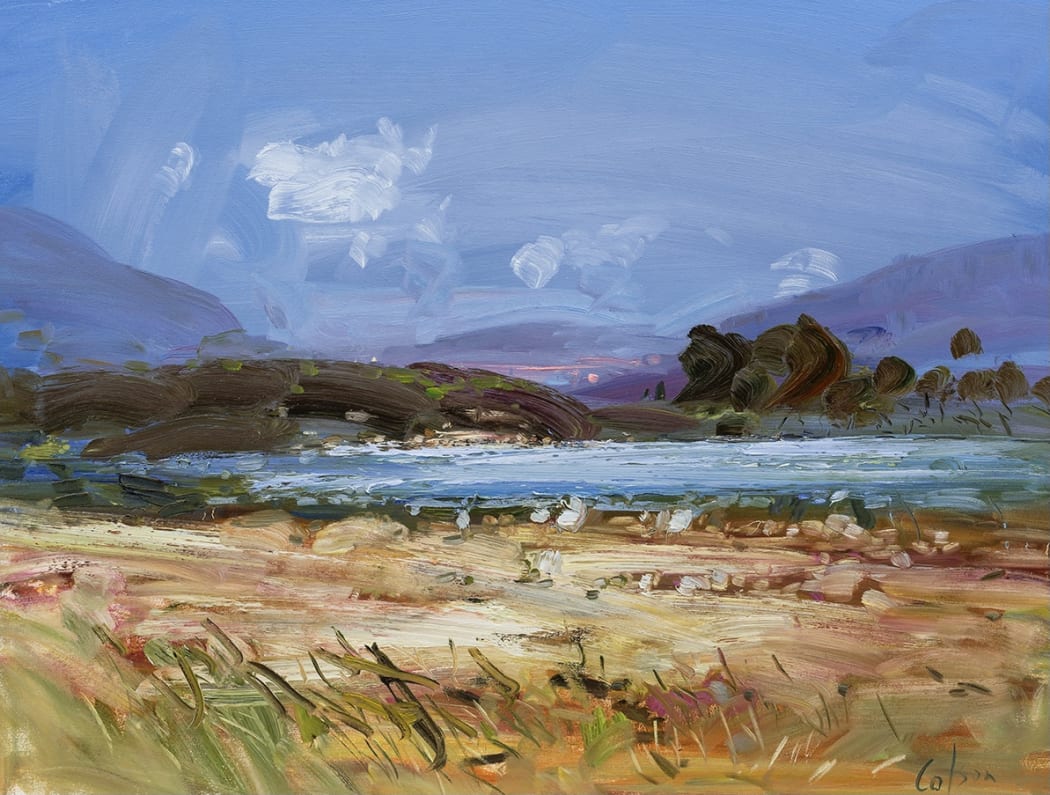 Dornie, Loch Alsh, oil on canvas, 67 x 88 cms