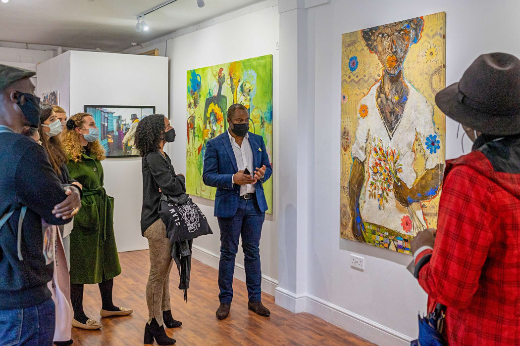 A preview of the Bending Culture exhibition at Hoxton 253 in October 2020 in London. ©Mirko.Boffeli