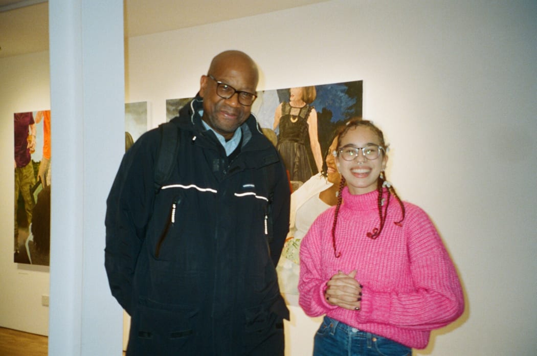 Eugene Palmer with Skye Weston at Ed Cross Gallery, 2022