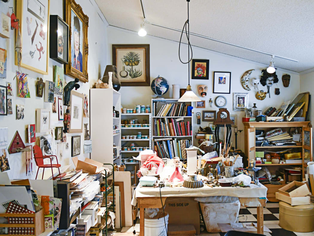 Art Studio of Bunny Tobias- Photo by Audrey Derell