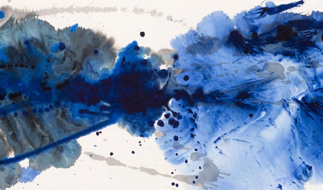 Chloe Ho, X-Ray Fish, Chinese ink and acrylic on paper (Details) (Courtesy of the artist and 3812 Gallery)
