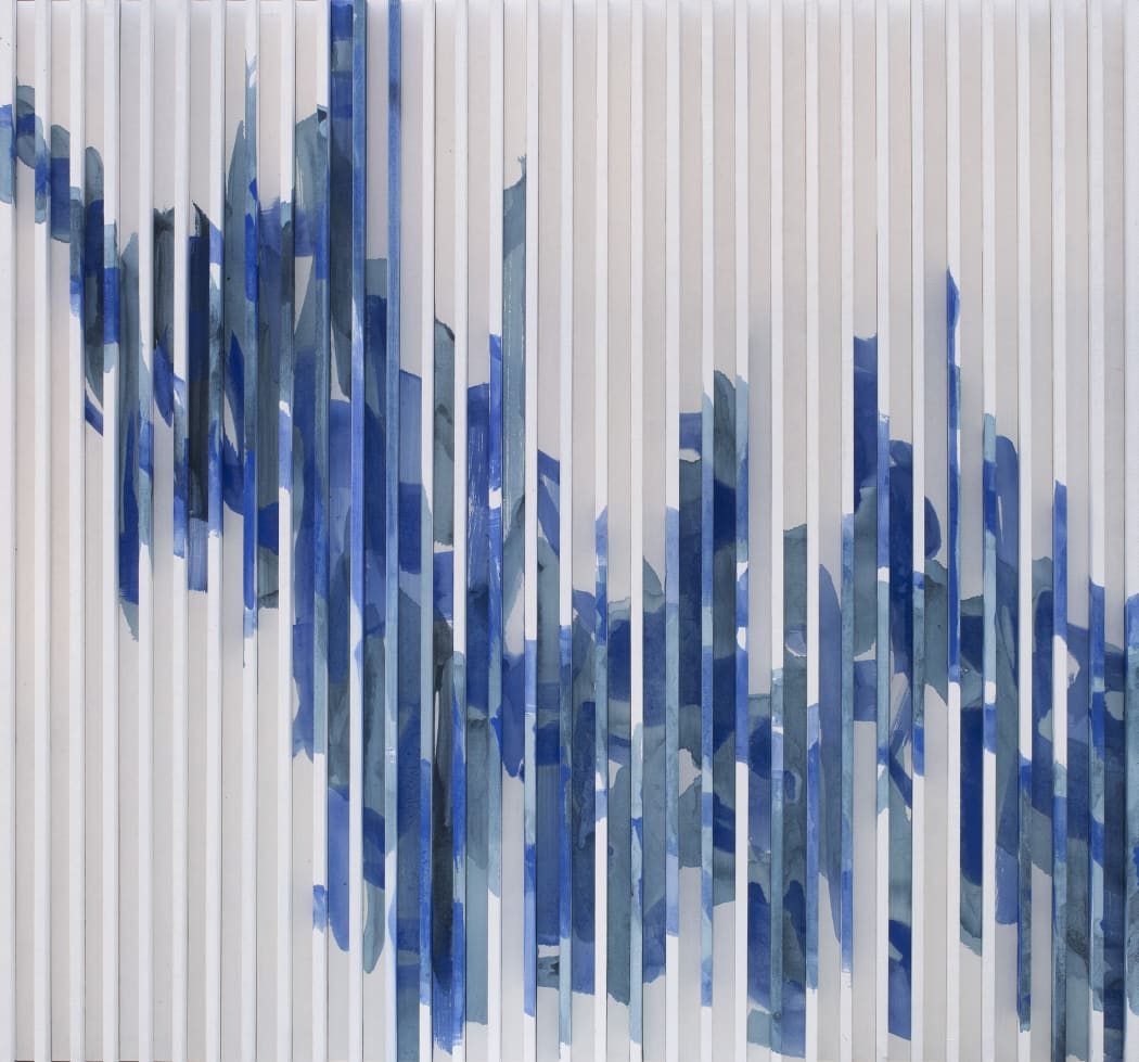 Yu Yang, Ink Object - Rhythm of china No.1, 2015 Ink and colour on paper, 94 x 88 cm