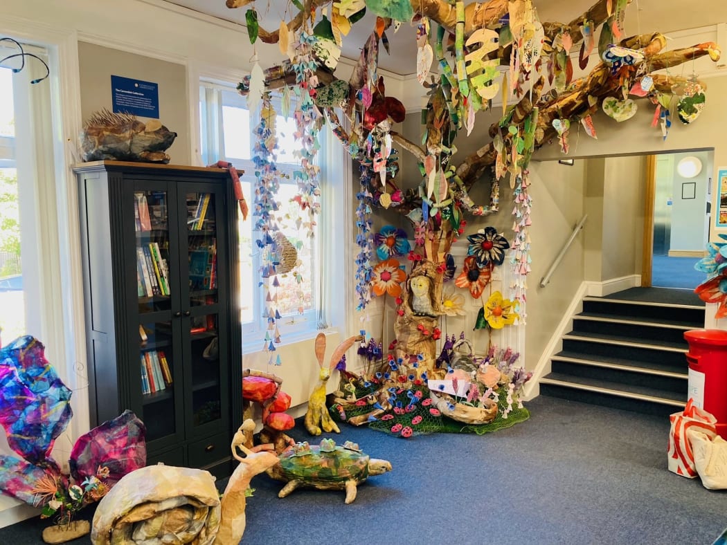 'The Garden of Hope' reinstalled in the Guy Hughes Library, Eltham College Junior School