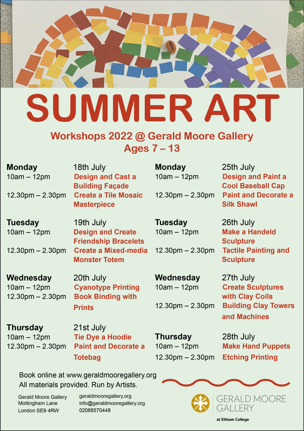 Summer Art Workshops