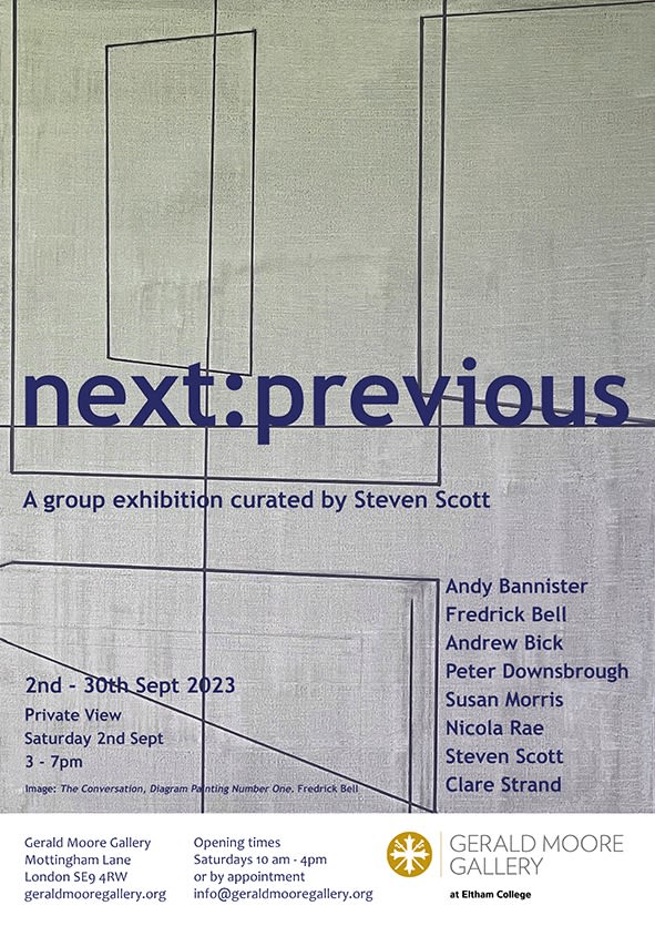 'Next:Previous' Exhibition, 2nd - 30th September 2023