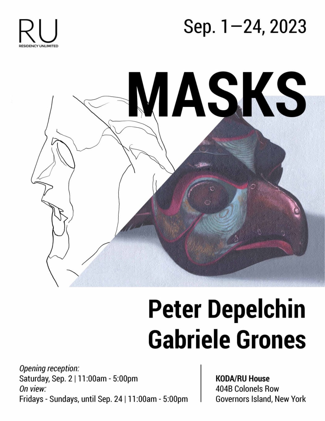 Masks with Peter Depelchin, New York