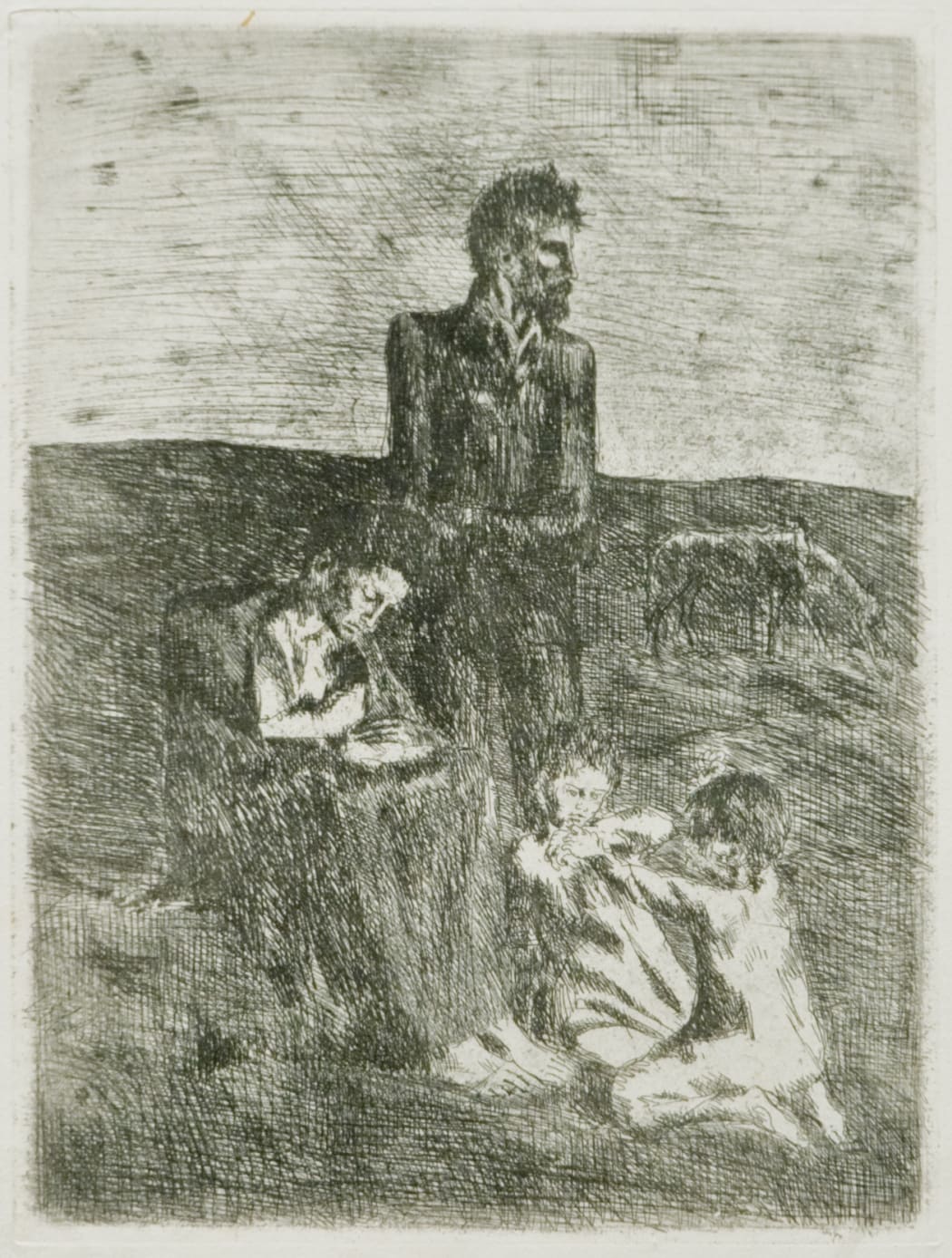 Les Pauvres (Bloch 3), 1905, Etching, 9 1/4 x 7 inches