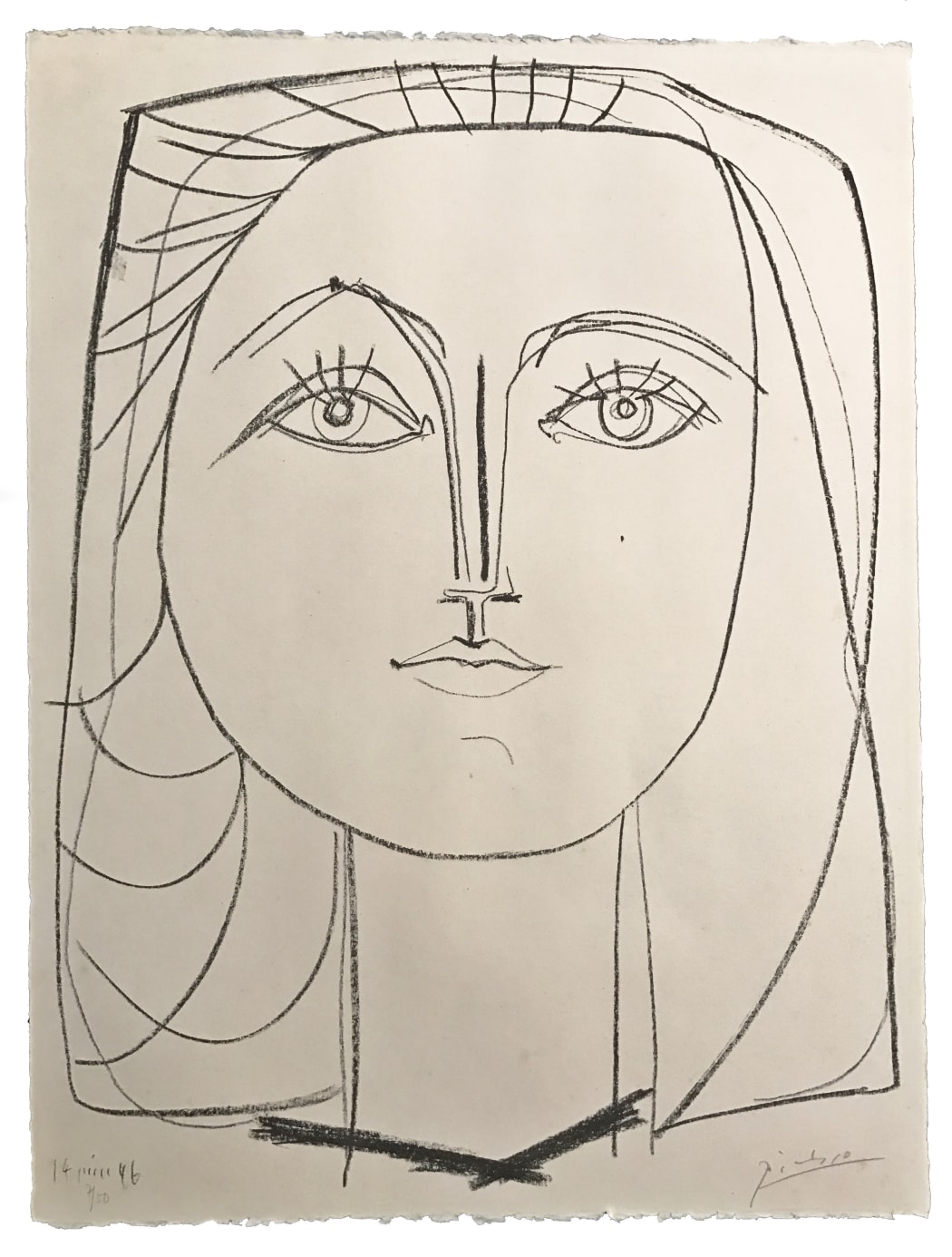 Portrait of Francoise Gilot