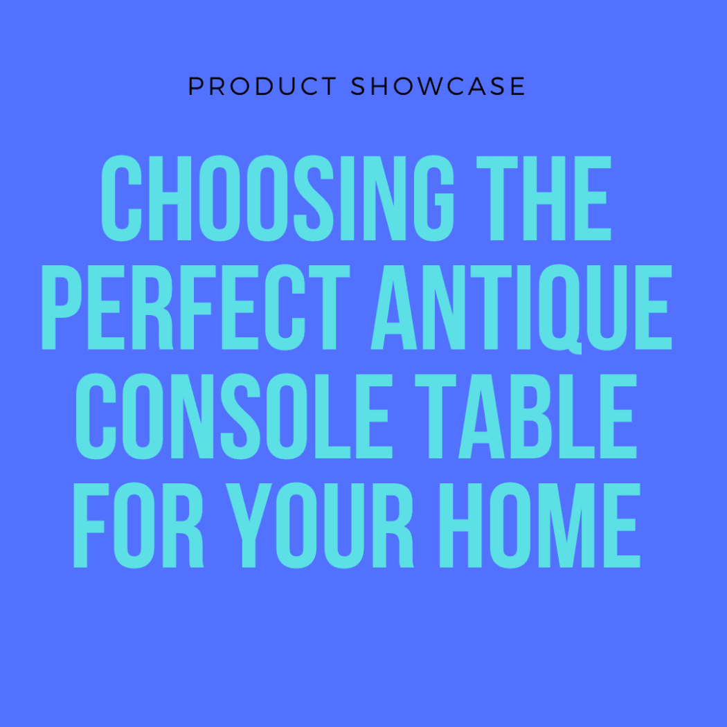 Antique Consoles - What do you know?