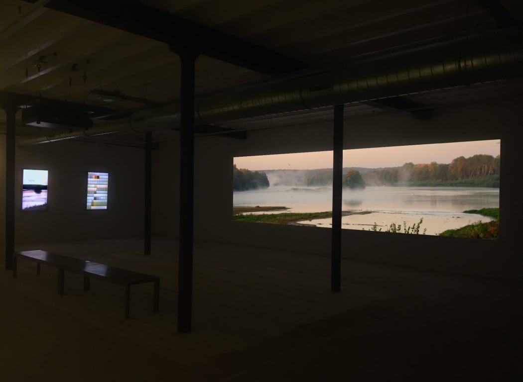 Installation view of Loire at Chouzy - Ouest at Domaine de Chaumont-sur-Loire