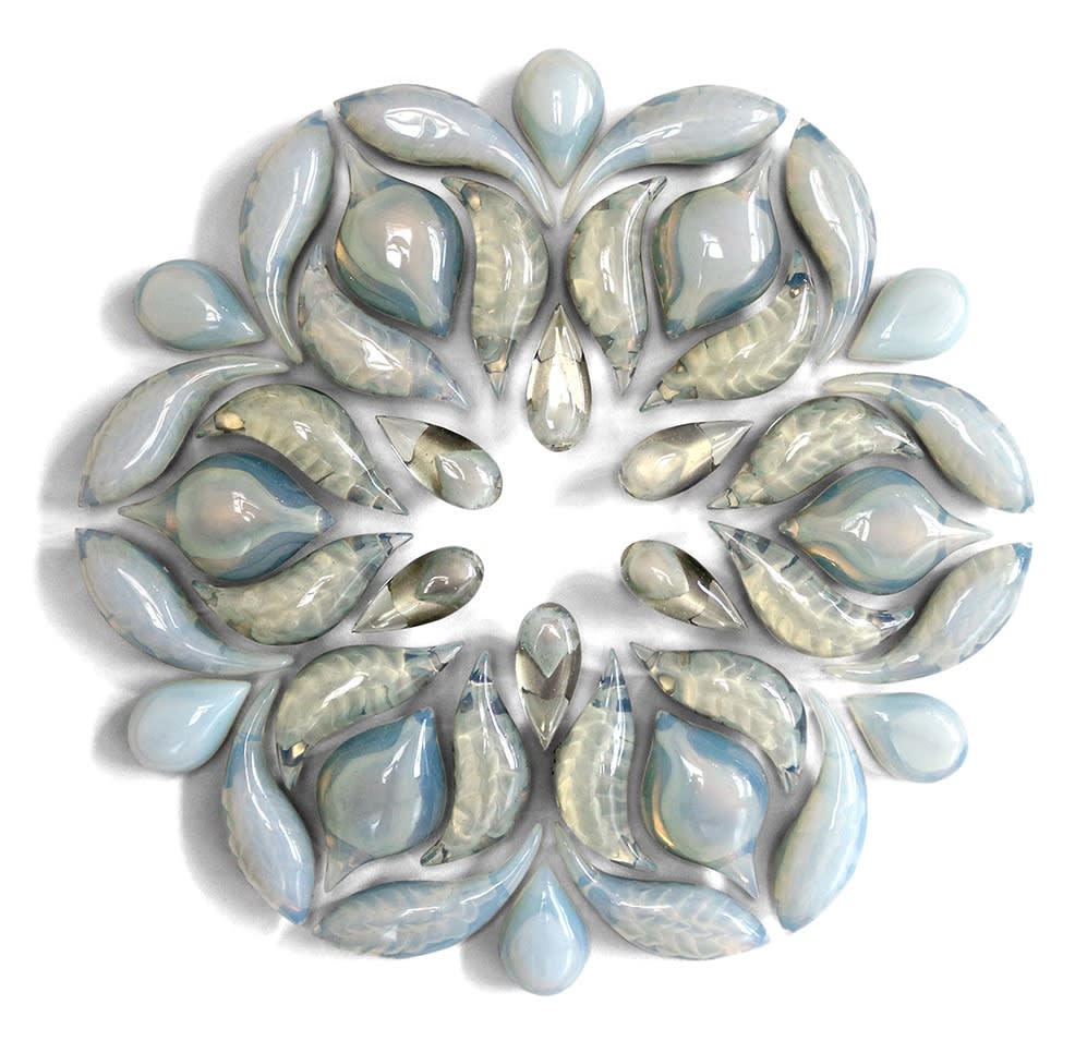 Ephemeral Spring Hand-Painted Murano Glass Bead