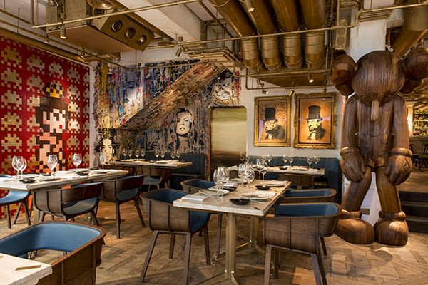 Fine Dining with Banksy, KAWS, Invader...you name it...