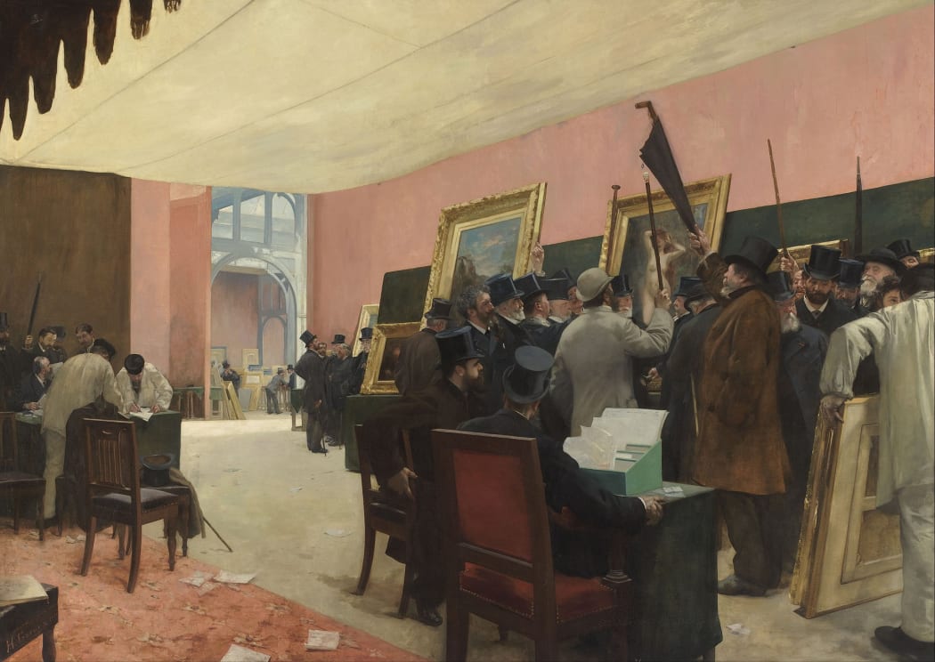 Henri Gervex, A Session of the Painting Jury, Oil on canvas, 1883 