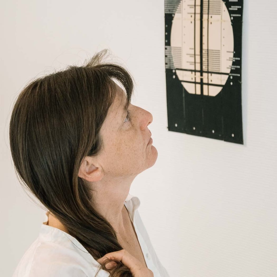 Marinda Vandenheede in her studio, Waregem, Belgium.