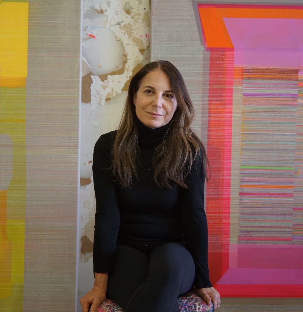 Antonietta Grassi in her studio in Montreal