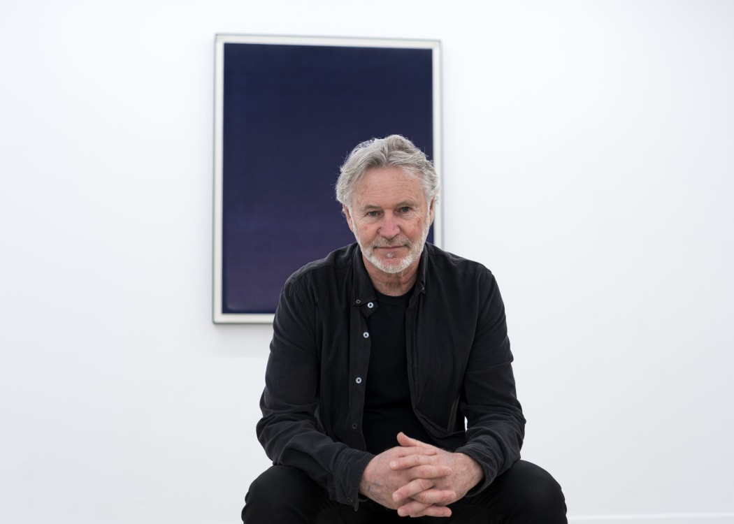 Portrait of Michael Dell at Ronewa Art Projects, 2024. Courtesy Ronewa Art Projects. Image credit: Jeremy Knowles