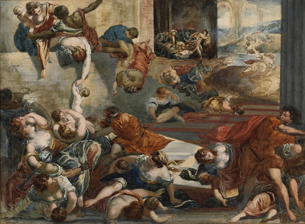 Robert Herdman, The Massacre of the Innocents (after Tintoretto)