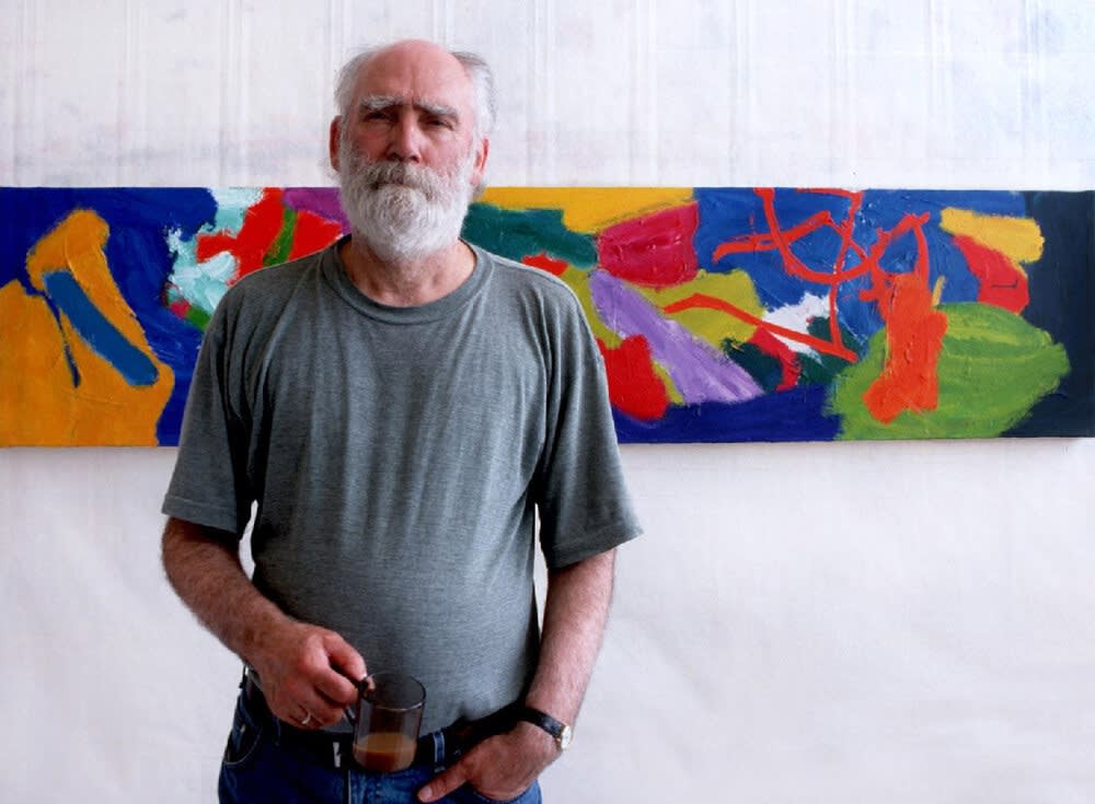 Fred Pollock in his studio. Photo credit Sean Pollock.