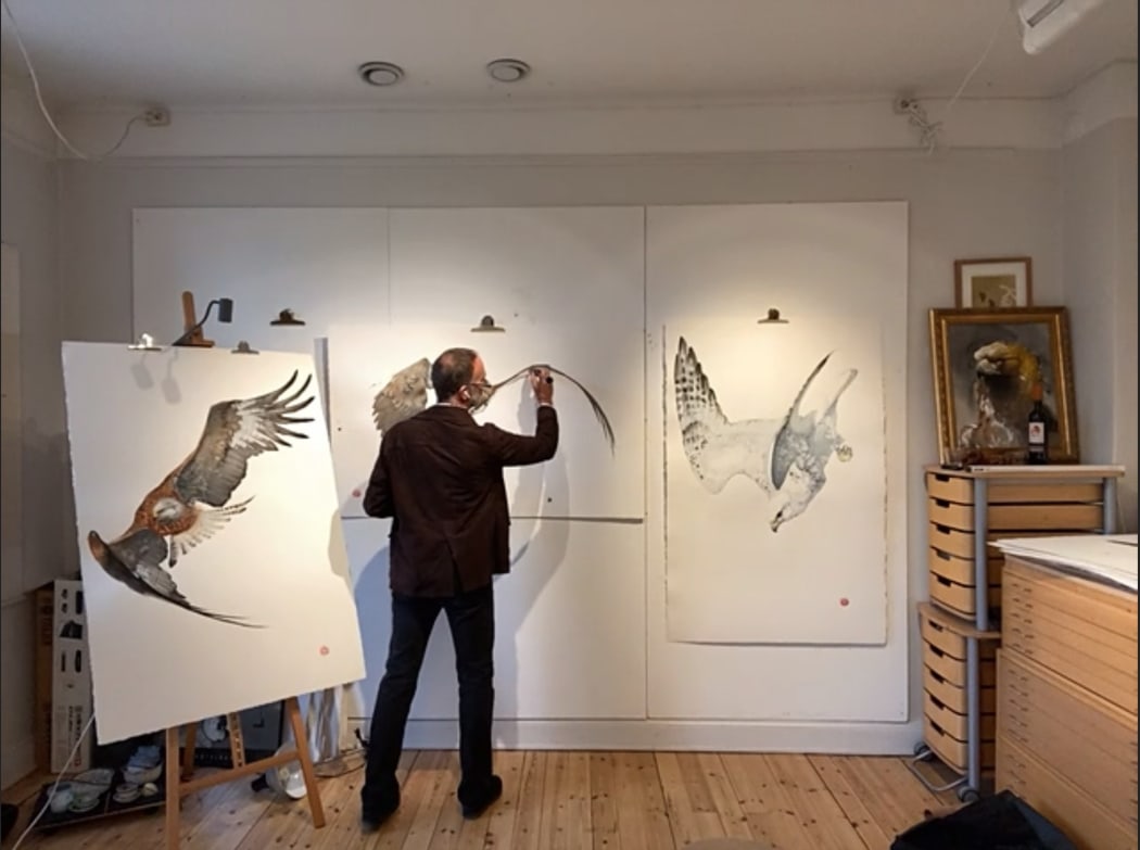 Karl Martens Watercolour Birds