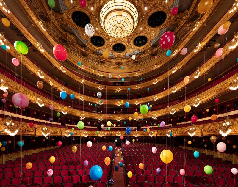 Fotografia para o projeto “Leap into the void” no Opera Liceu Barcelona. Cortesia da artista.