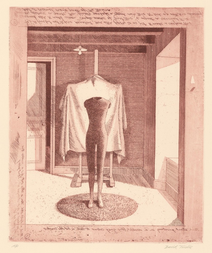 Mannequin with Covered Easel, 1996