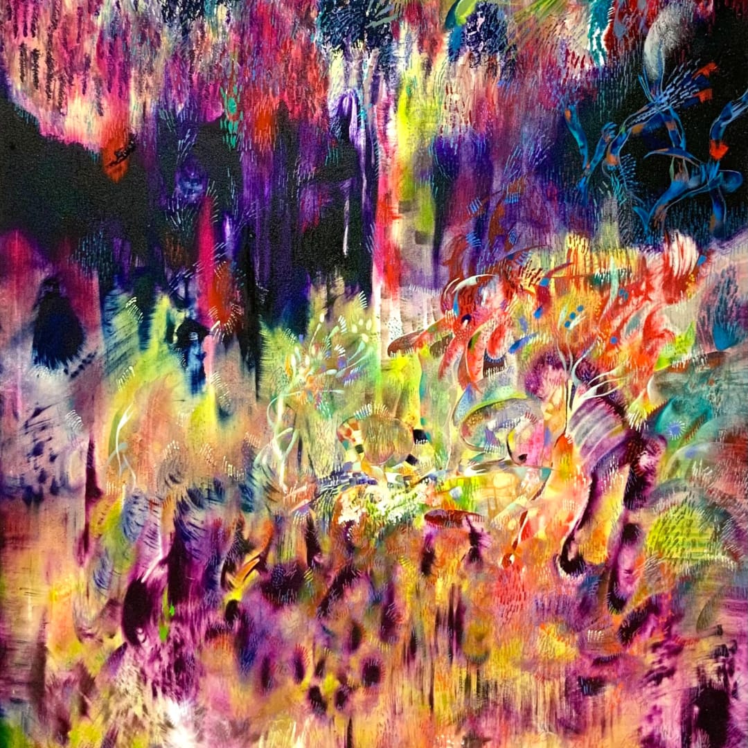 Wenhui Hao, Wildflower wildfire, 2024