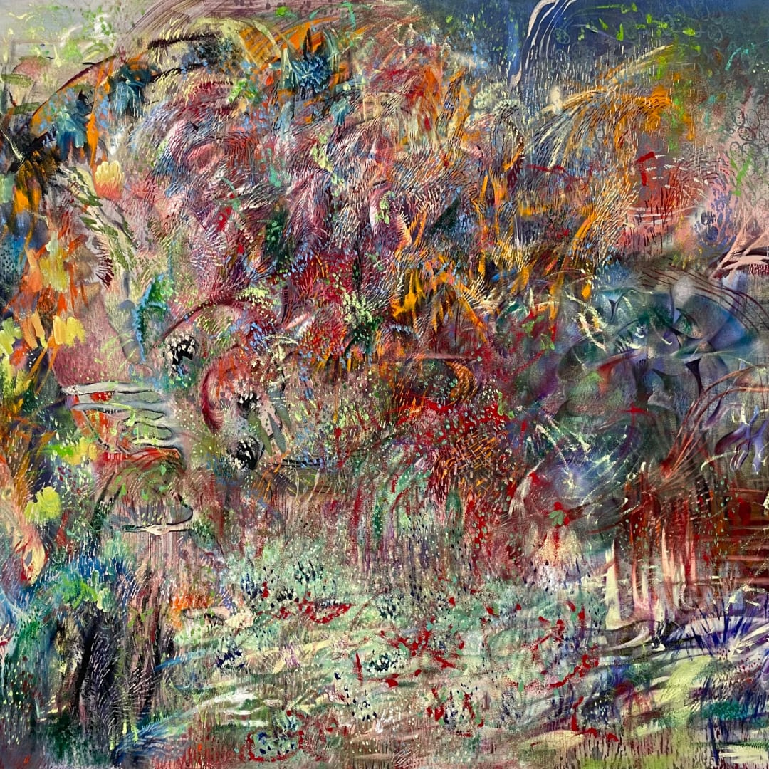 Wenhui Hao, Snow Falls on Fireworks, 2024
