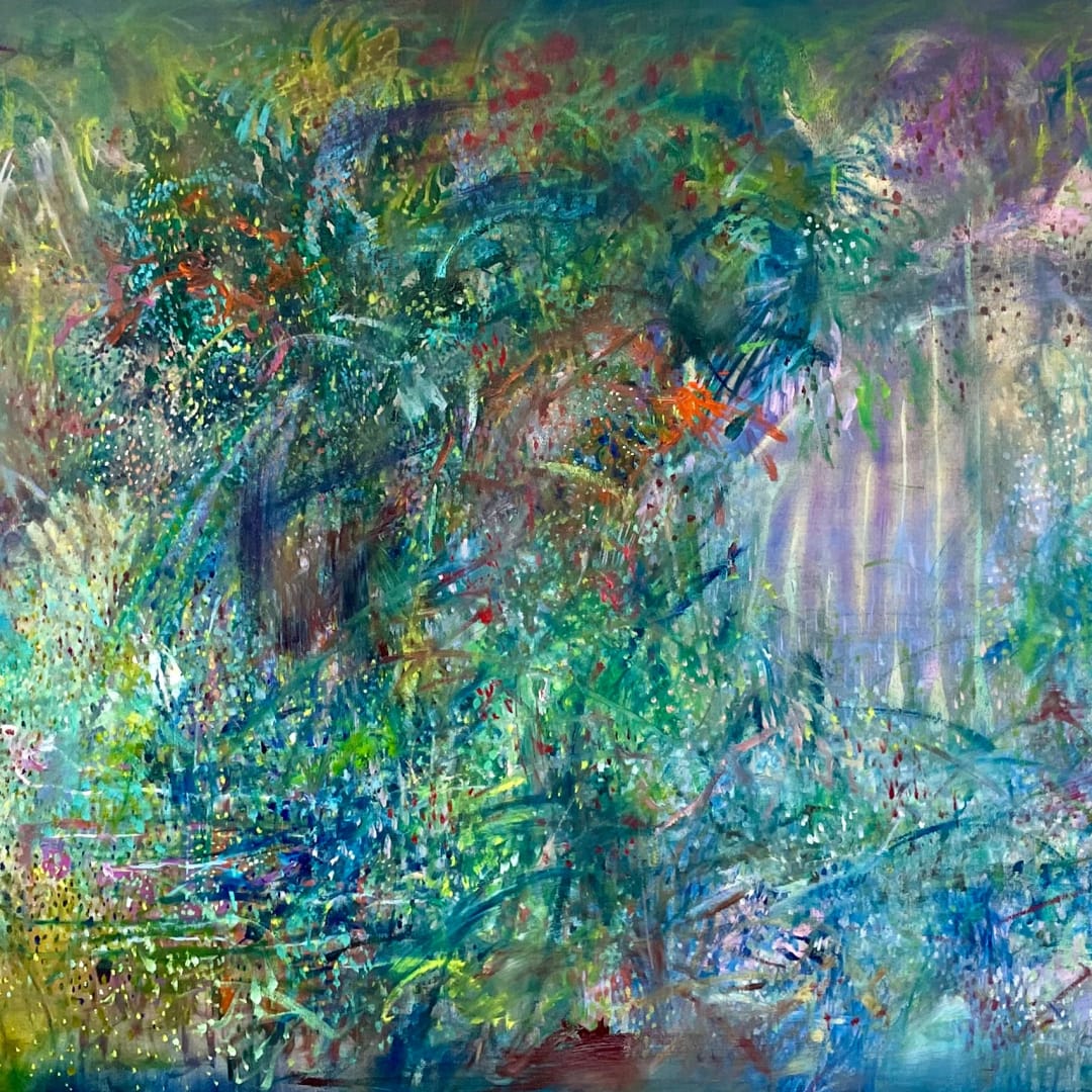 Wenhui Hao, Bamboo leaf green, 2024