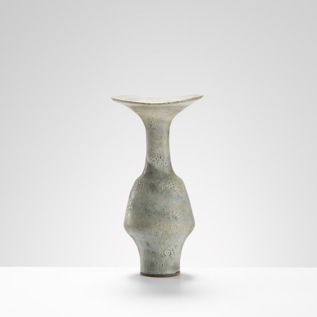 Lucie Rie, Vase with flared rim, c.1985