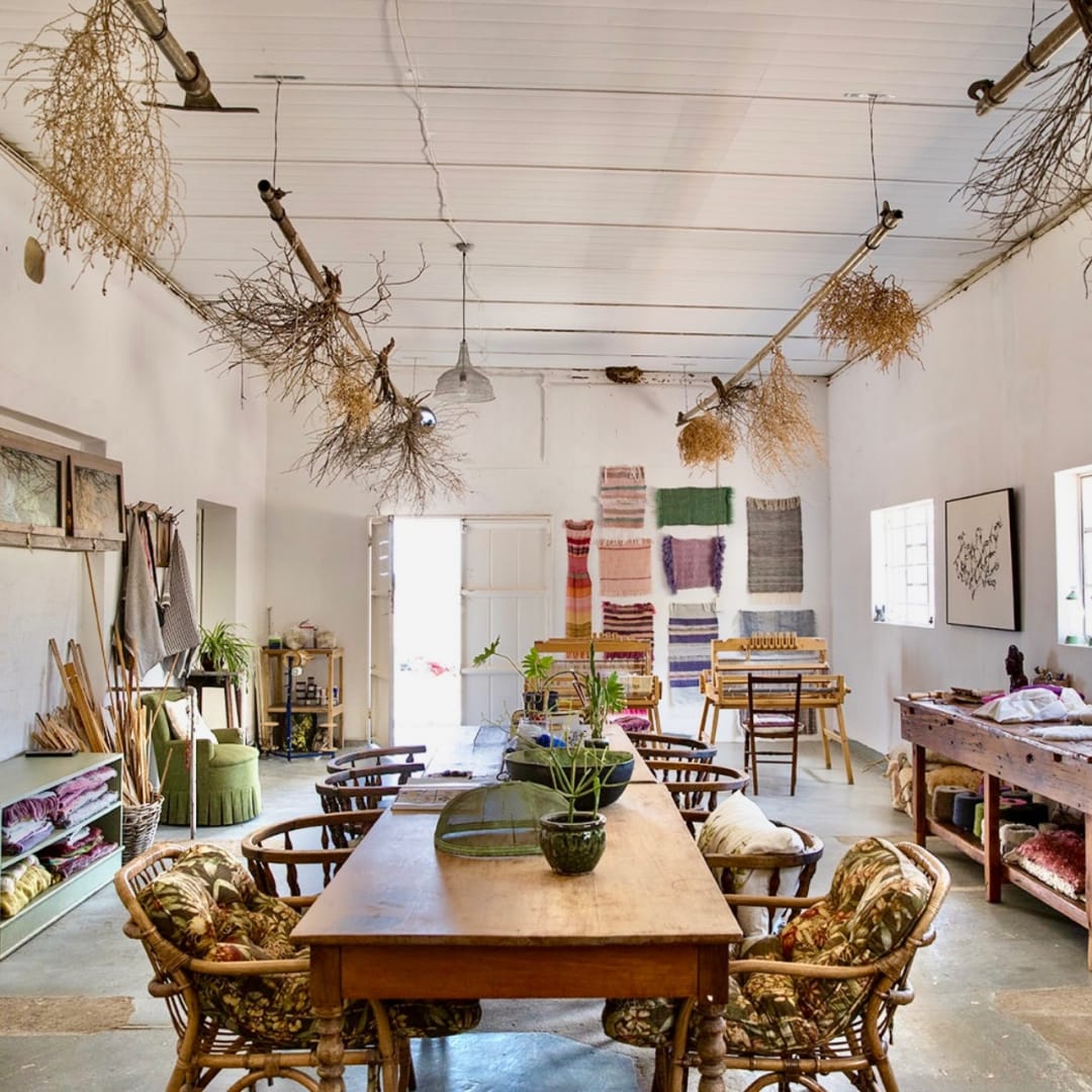 Frances Van Hasselt's studio