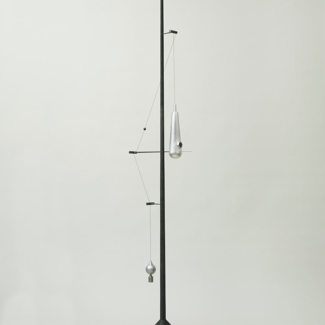 Carlos H. Matos Bird Feeder, 2024 Patinated steel, cast aluminum 250 x 30 x 30 cm (98.43 x 11.81 x 11.81 in) Ed. of 1 + 1 AP (CHM-2024-03)
