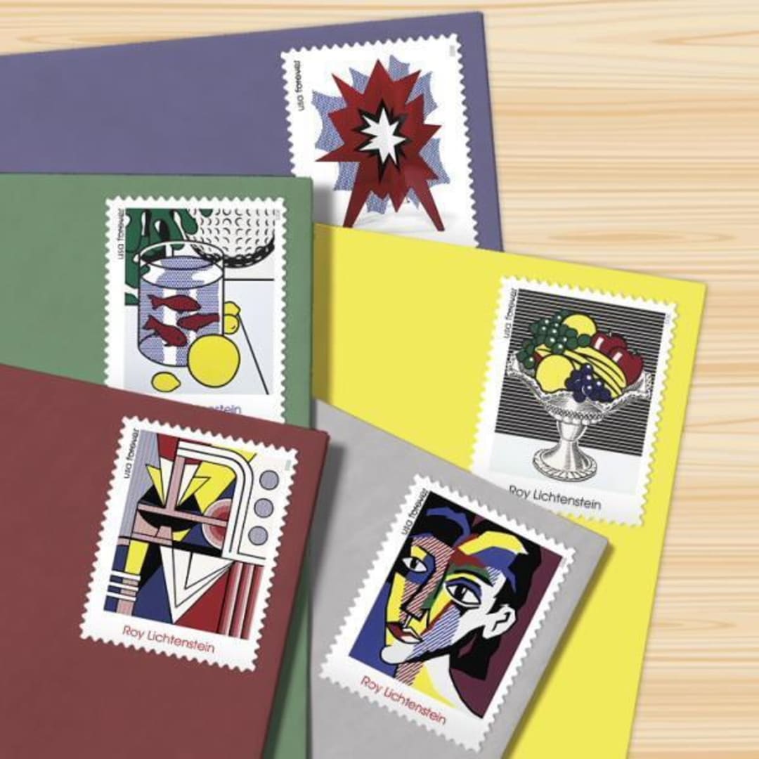 Roy Lichtenstein Commemorative Stamps, 2023