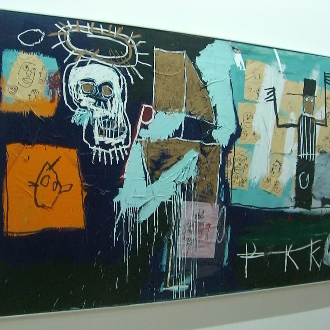 Basquiat, Centre Pompidou - Paris, April 20, 2008 "Pompidou - Basquiat" by jnkypt is licensed under CC BY-SA 2.0.