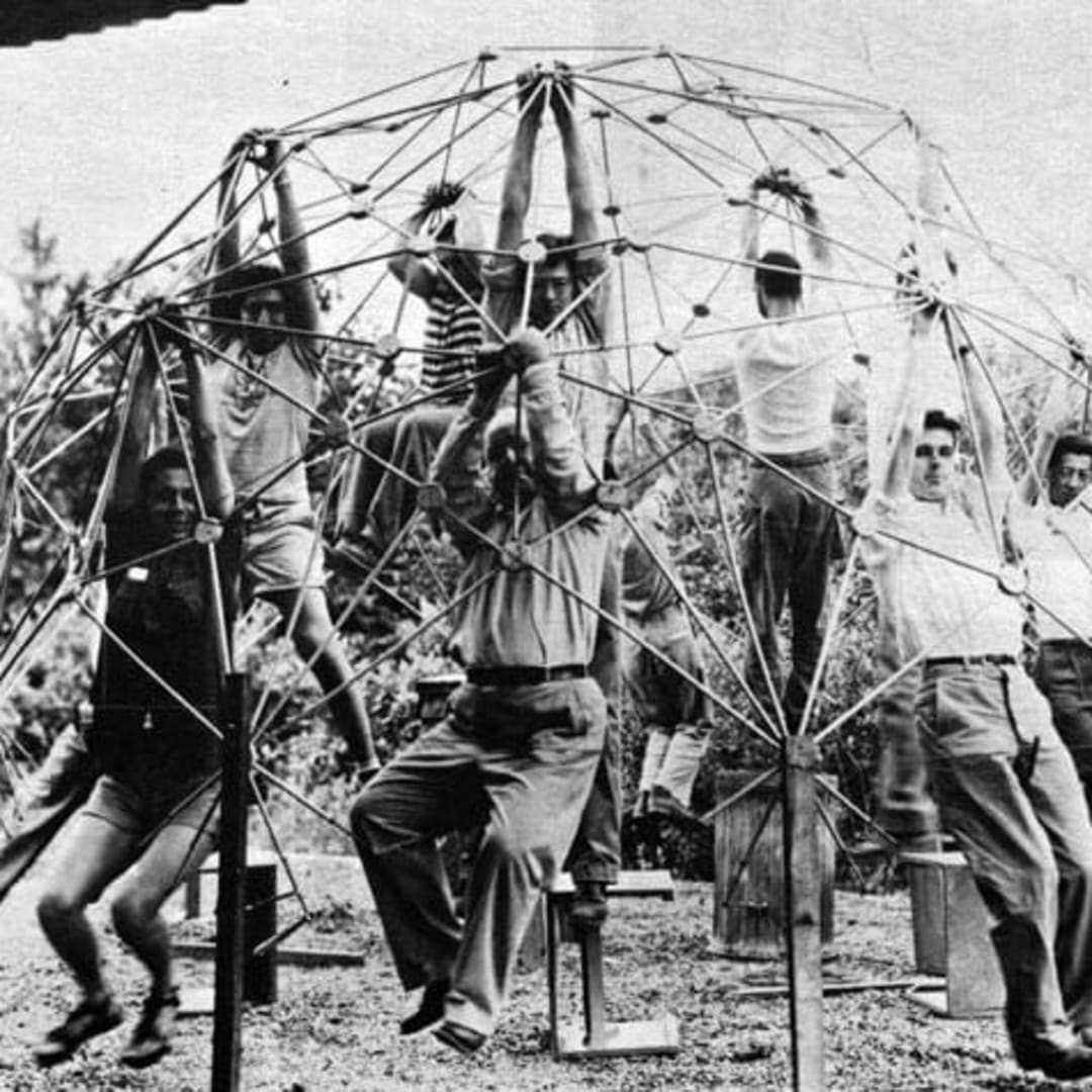 Fuller created his first successful Geodesic Dome at Black Mountain College