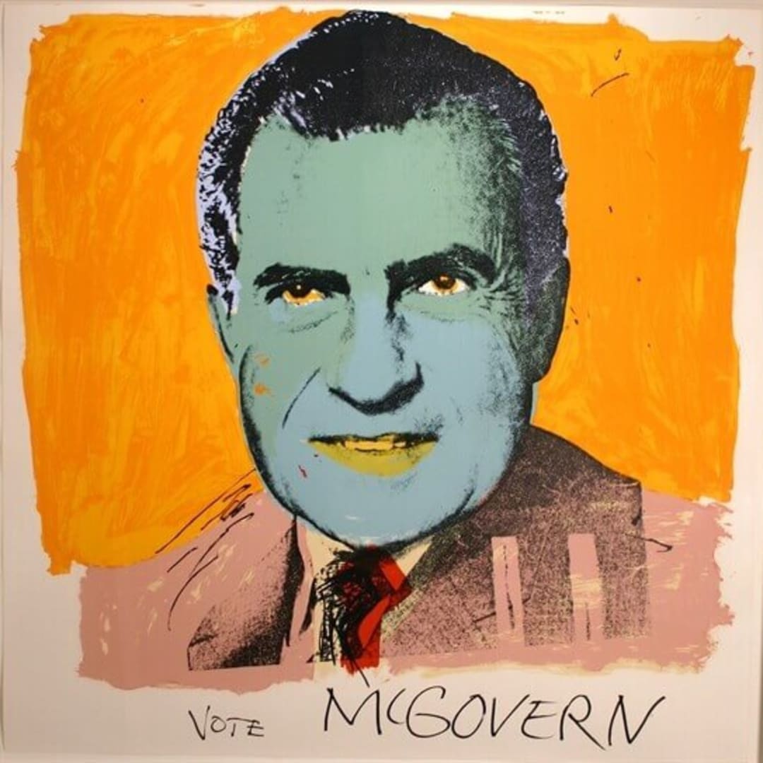 Available for Sale: Andy Warhol Vote McGovern – Feldman II.84, 1972 Screenprint, 42 x 42 in AW001019