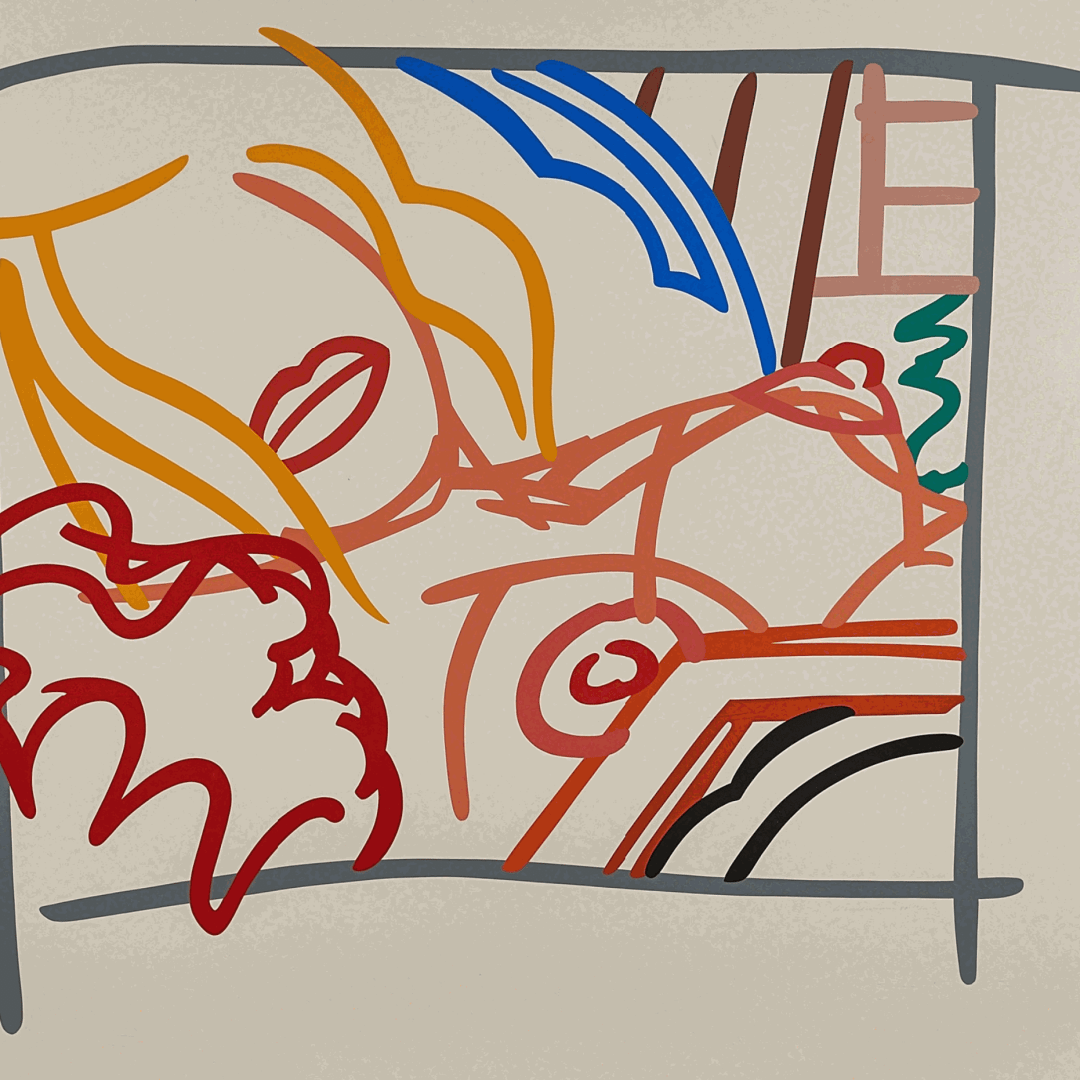 Tom Wesselmann Bedroom Blonde Doodle With Photo, 1988 Screenprint, 46.5 X 53 in., Edition of 100
